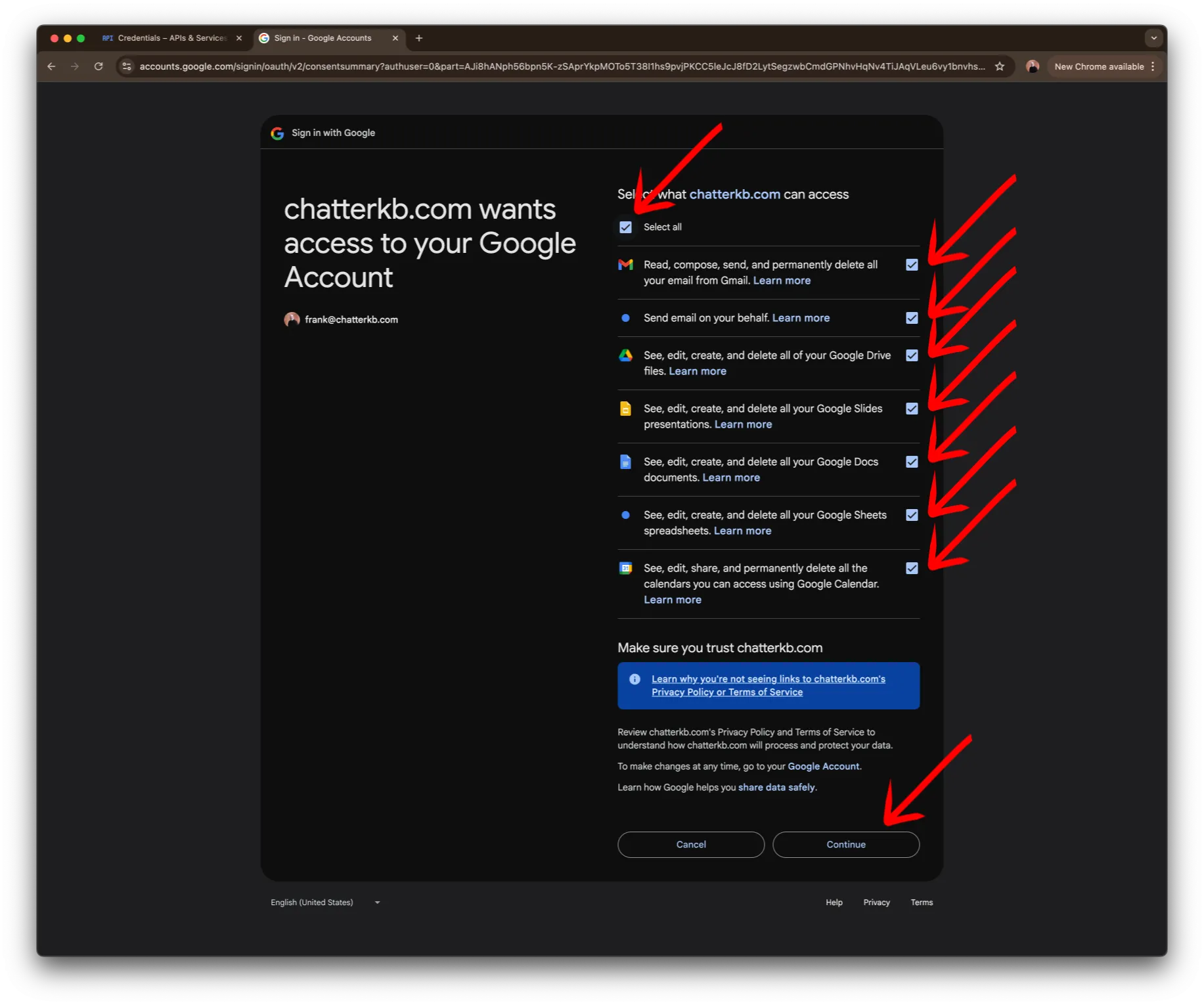 Google - Access