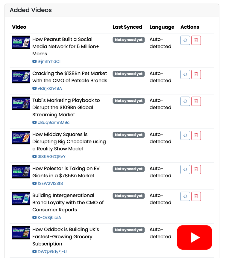 Analyze YouTube Content